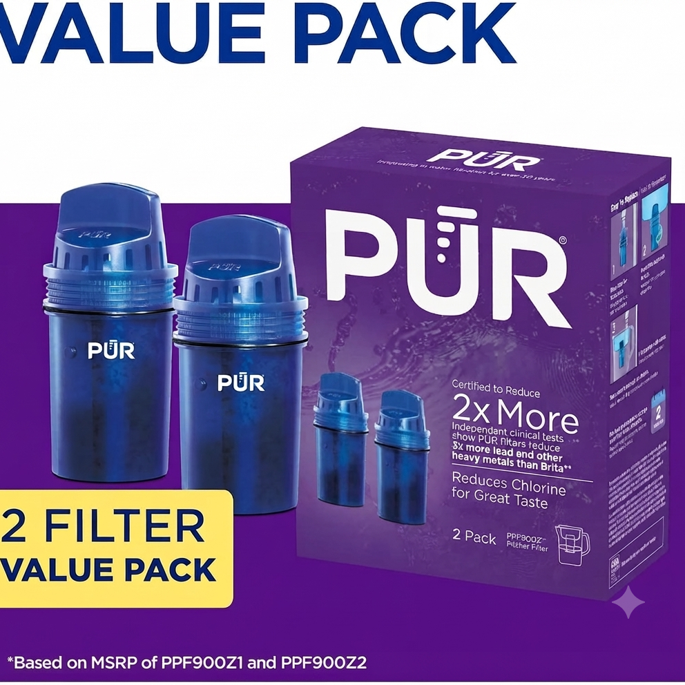 2 pack of water filter